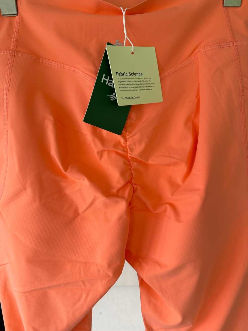 Halara - High-Waist Sculpting Leggings in Coral - Picture 7 of 9